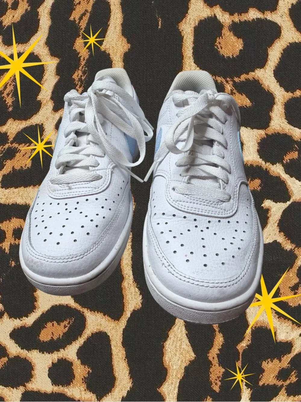 NIKE | Court Vision Low Sneakers Sky Blue Swoosh Steeetwear Y2K | Women’s 7